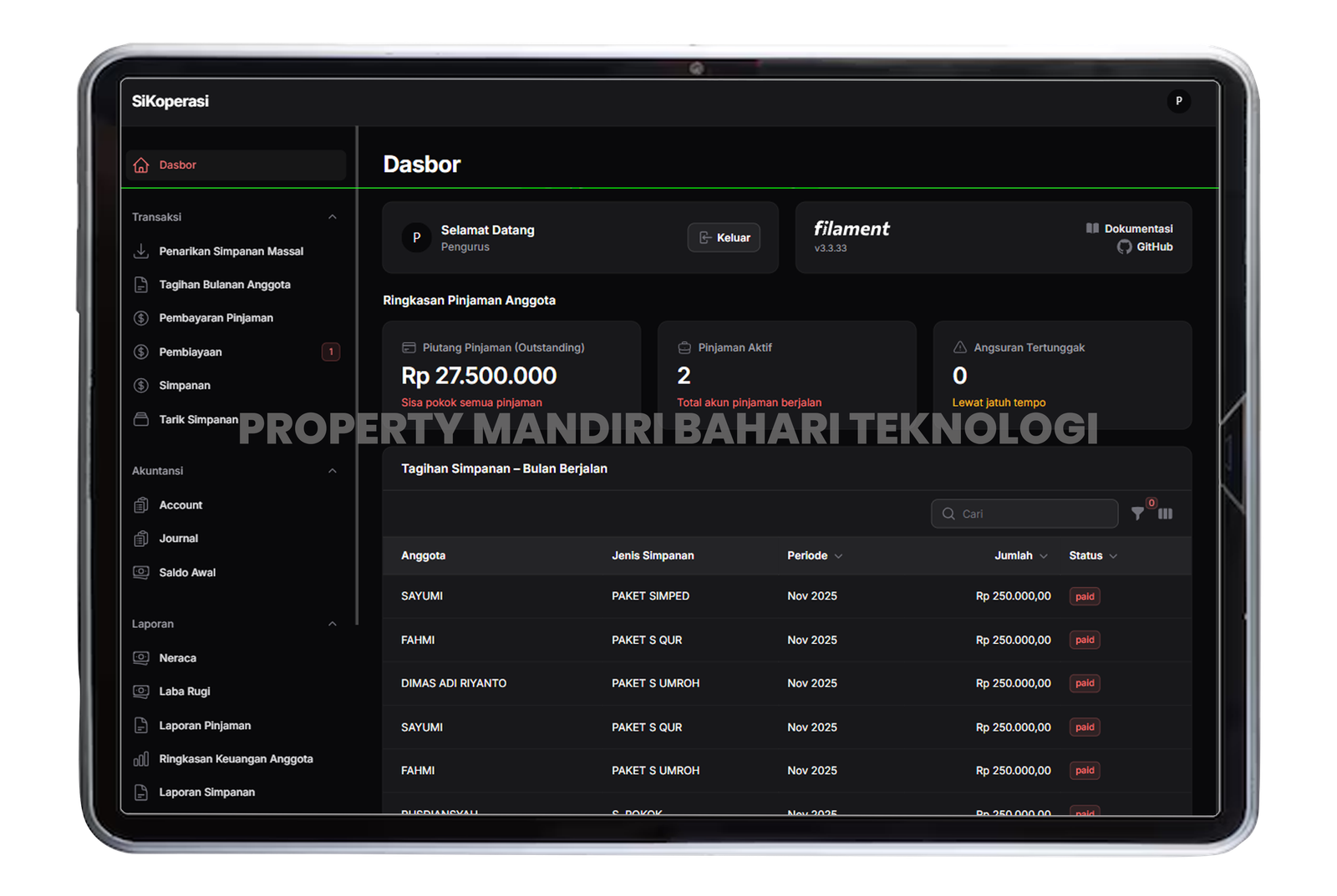 Gallery Portofolio PT Mandiri Bahari Teknologi
